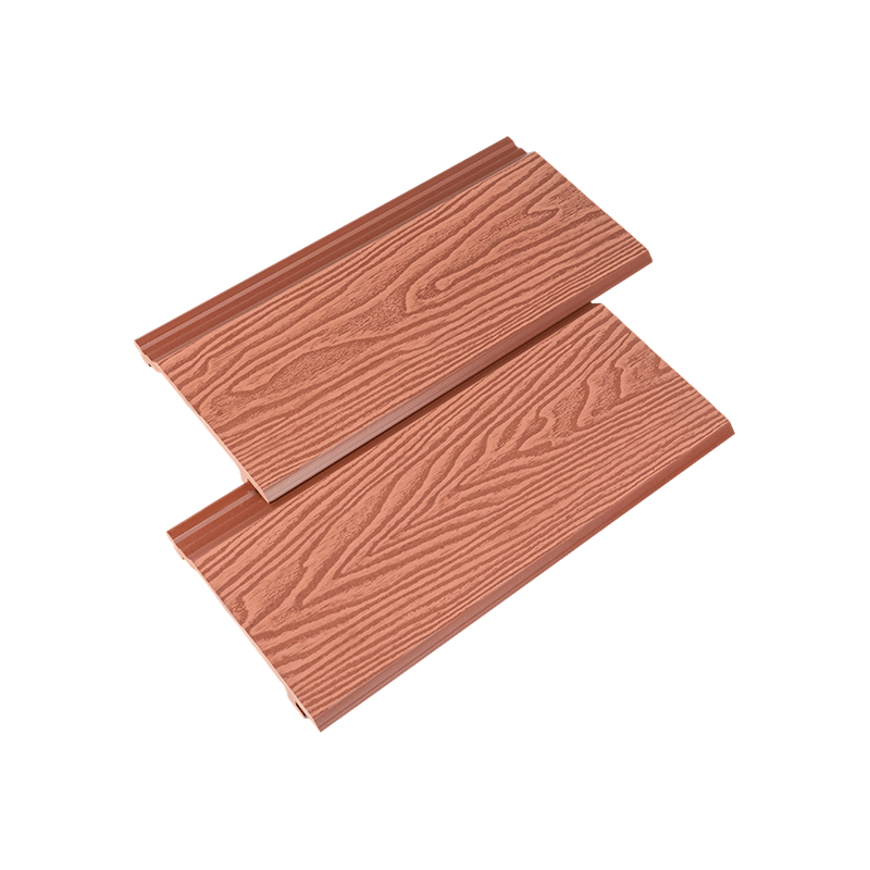 WPC Decking 3D-тисненая облицовка наружной стеновой панели